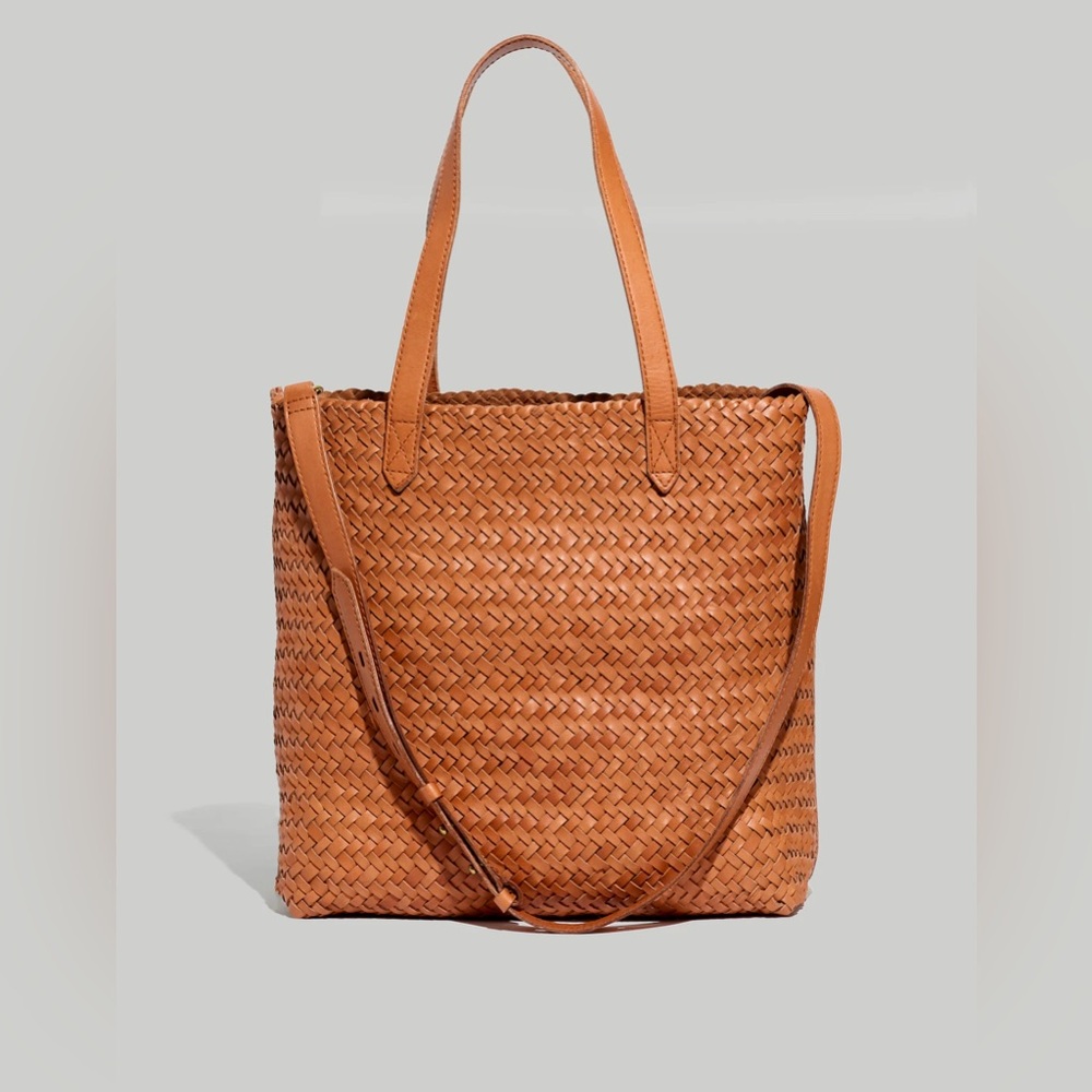 Madewell - The Medium Transport Tote: Woven Leather Edition